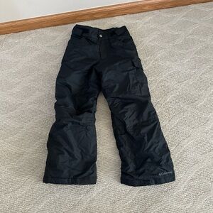 Columbia Snow Pants Black Snowboard Ski Youth sz S Children's Outgrown Stretch